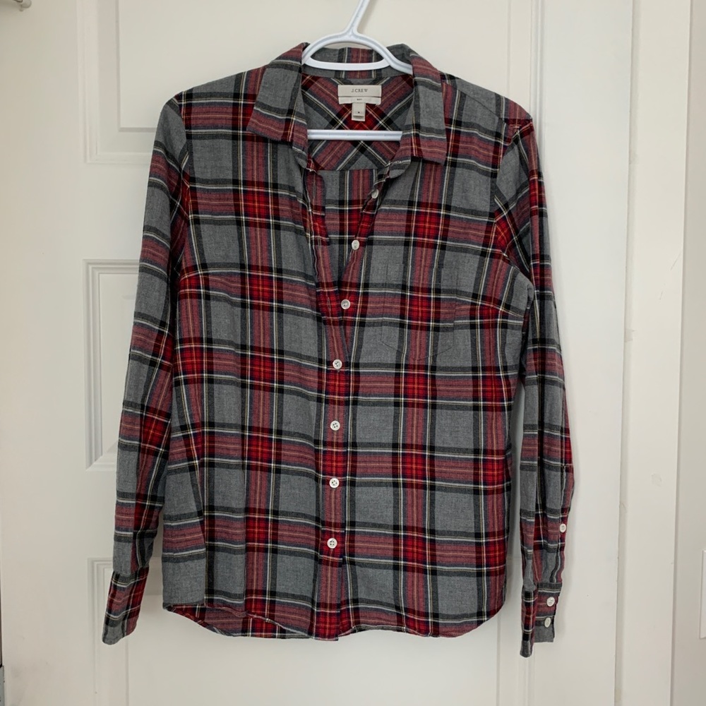 Jcrew plaid button up